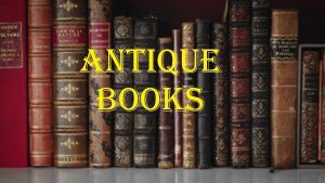 Antique Books