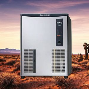Scotsman MXG328 Ice Maker 150kg’s (gourmet cube) and B150 Bin