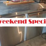 Weekend Special - (Used) Fridge star 2 1/2 door stainless steel fridge
