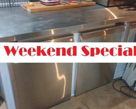 Weekend Special - (Used) Fridge star 2 1/2 door stainless steel fridge
