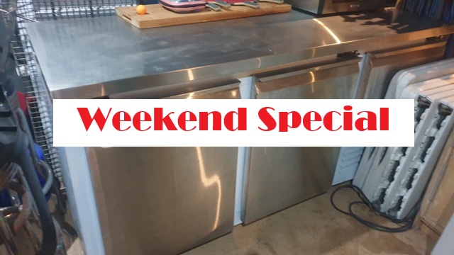 Weekend Special - (Used) Fridge star 2 1/2 door stainless steel fridge