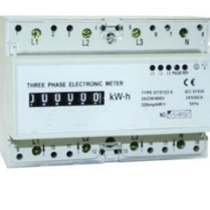 A three-phase kilowatt-hour (kWh) meter DTS722-100