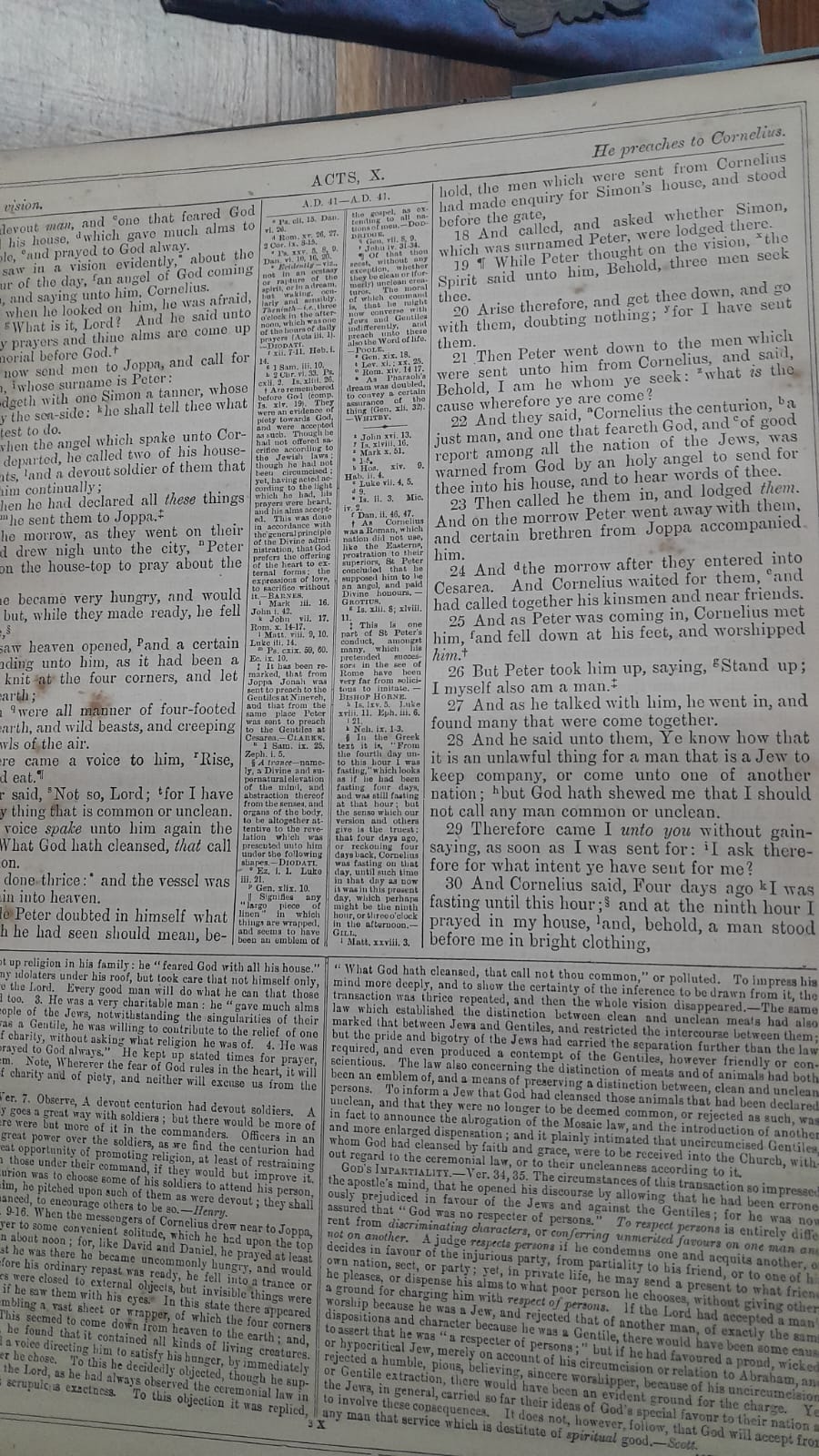 Holy bible scott henry 1850