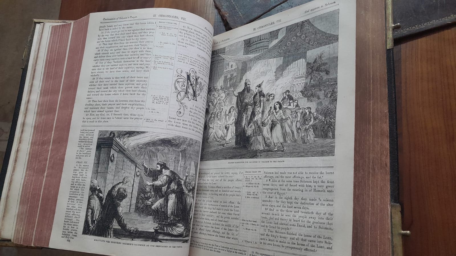 Cassell's Petter Galpin the Holy Family Bible Illustrated, Large Antique 1870