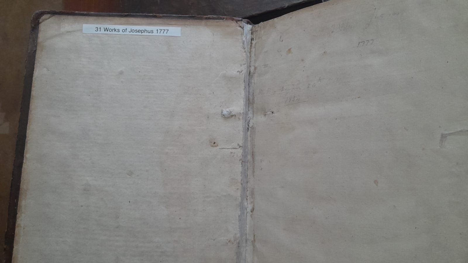 The works of flavius joesephus 1 and 2 1777 for sale