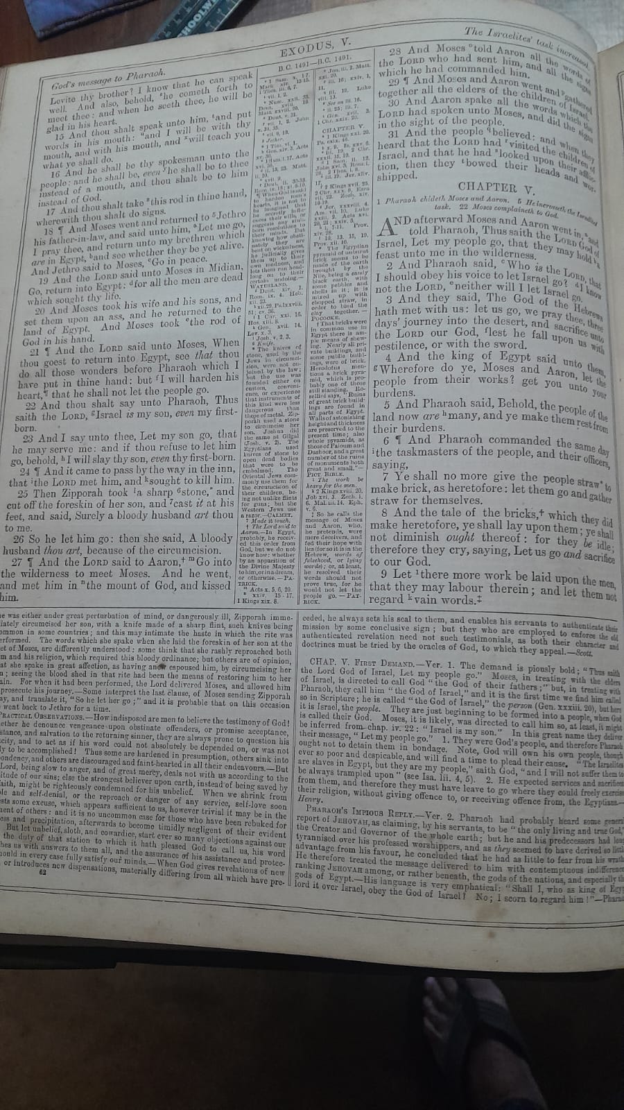 Holy bible scott henry 1850