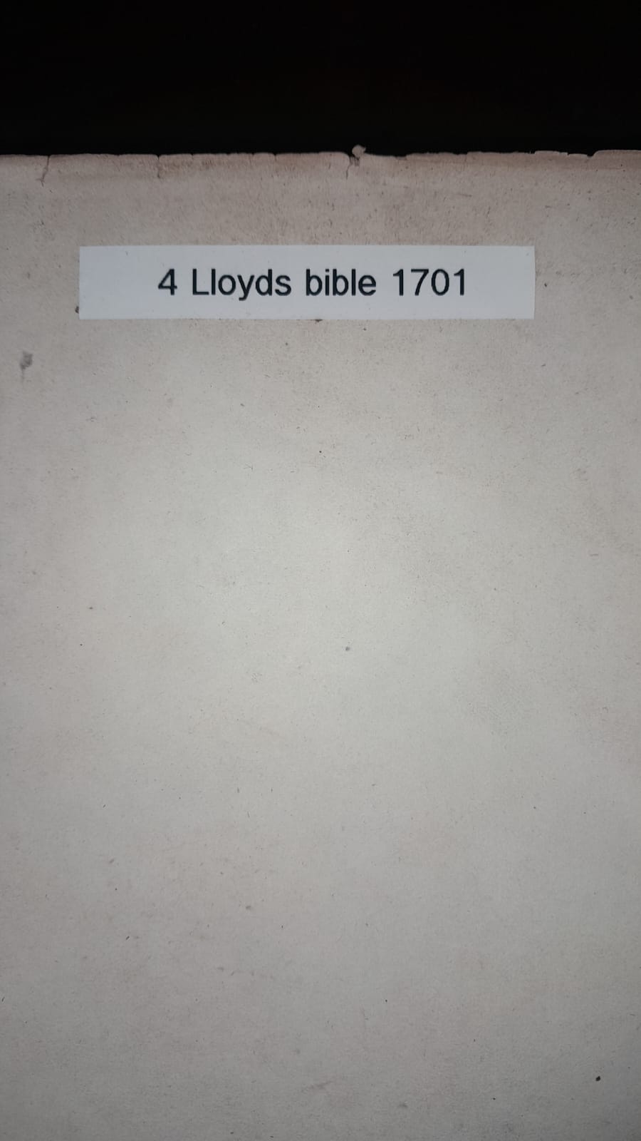 1701 Lloyd's Bible