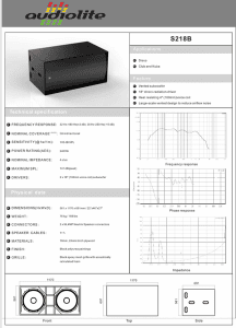 ALS 2400W DOUBLE 18″ SUBWOOFER