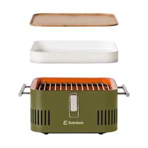 Cube portable charcoal braai