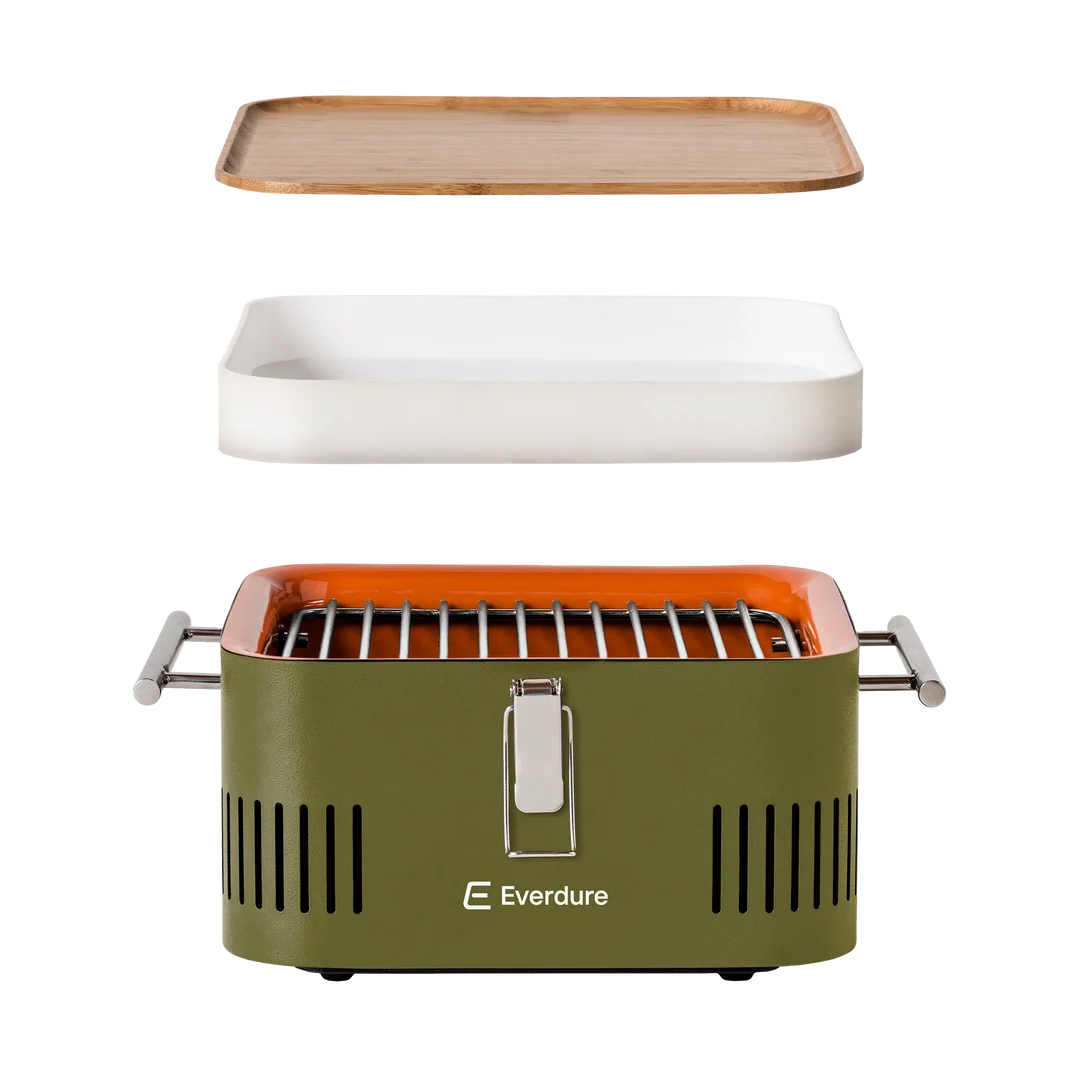 Cube portable charcoal braai