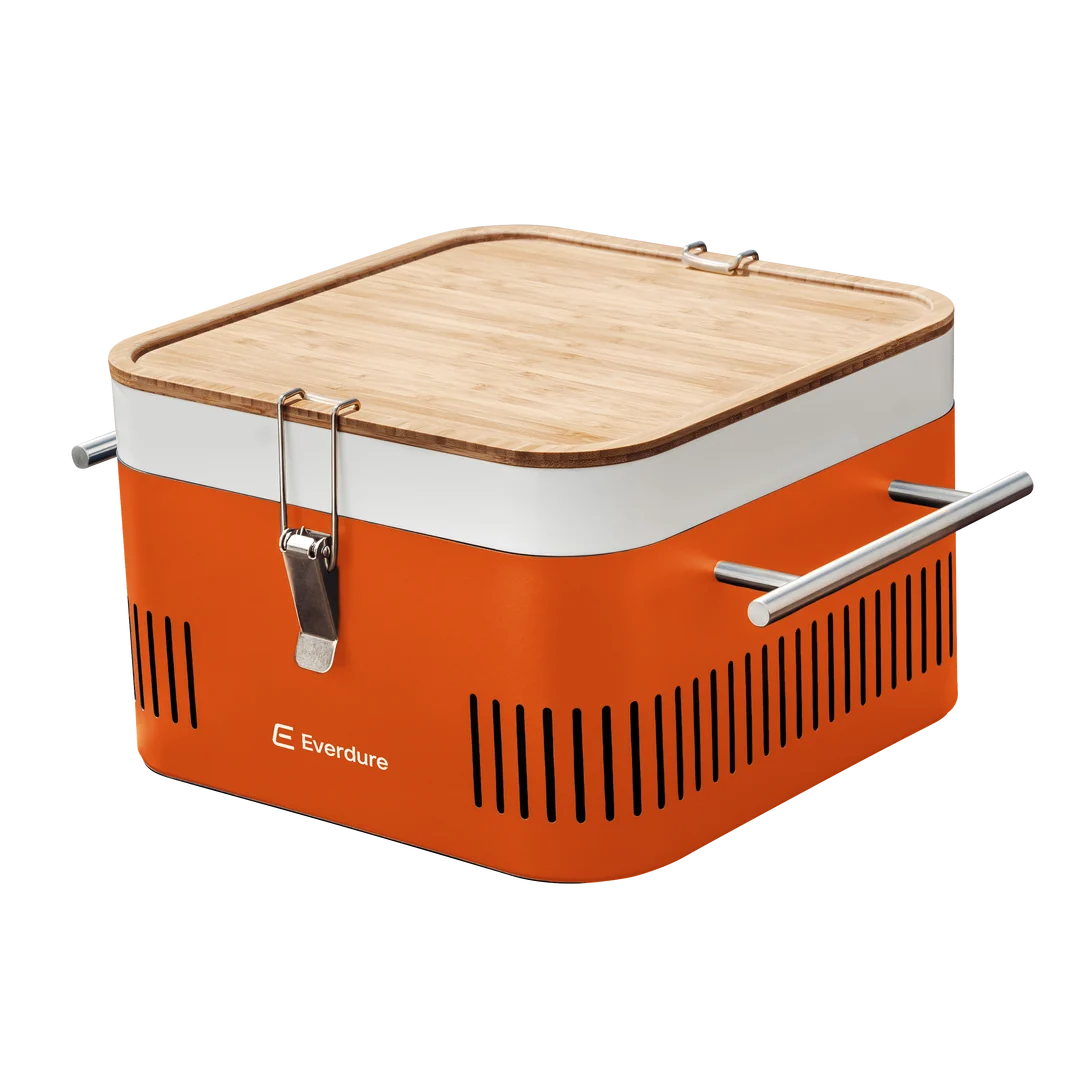 Cube portable charcoal braai