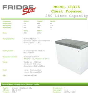 chest freezer