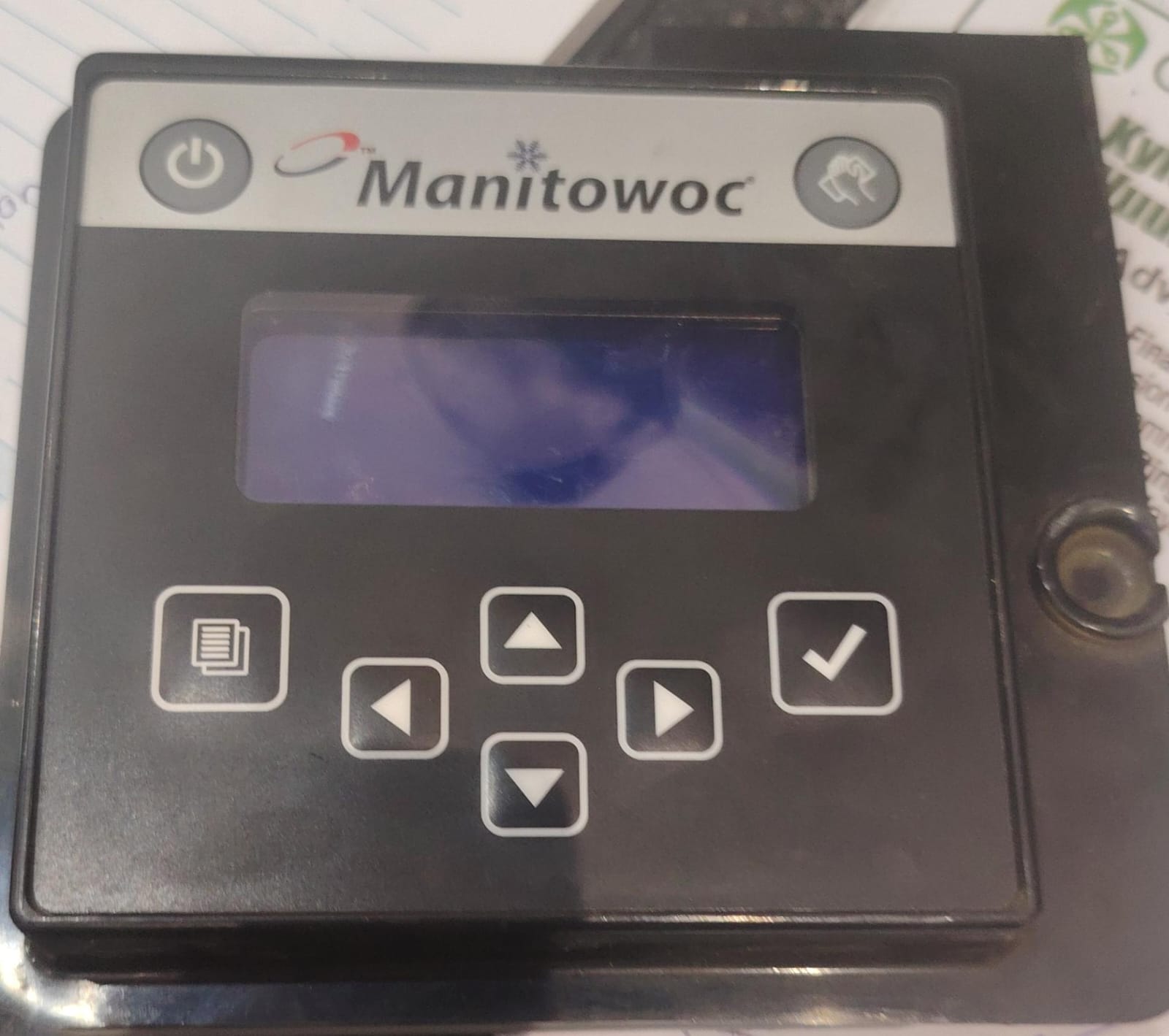 Manitowoc indigo Touch pad and hosing